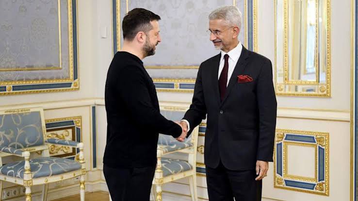During Jaishankar's talks in Kyiv, India offered any assistance for peace between Russia and Ukraine.